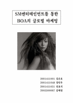 [경영학]국제마케팅 SM엔터테이먼트 보아의 국제마케팅 전략-1