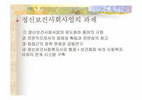 [사회복지학개론]정신보건복지사회사업의 문제점과 대책-15