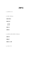 수수께끼 연구 레포트-2