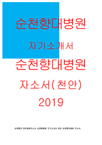 순천향대병원자기소개서 순천향대병원자소서 순천향대학교병원자소서 천안 순천향대학교병원 자기소개서 순천향대병원 간호사 자소서 순천향대 자기소개서-1