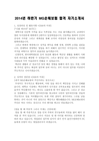 2014년 하반기 MG손해보험 합격 자기소개서-1