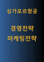 싱가포르항공 마케팅,경영전략 레포트- 싱가포르항공 기업분석과 성공요인및 싱가포르항공 마케팅전략,경영전략분석및 나의의견정리-1