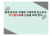 [사회] 우리나라 경기활성화 필요성 고찰-1