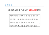 [정책학] 외국인고용허가제도의 문제점과 해결방안-13