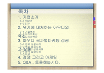 [경영] 아우디의 마케팅 성공사례-2
