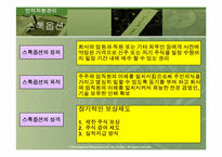 [인적자원관리] 스톡옵션의 현황-3