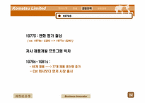 [국제경영] Komatsu Limited 사례-15