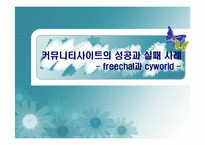 인터넷커뮤니티사이트의 성공과 실패사례 -프리챌과 싸이월드-1