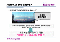 [마케팅] 국내 클러스터의 오늘과 내일-2