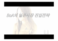 [국제마케팅] 보아의 일본시장진입전략-1