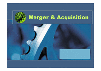 [인수합병] Merger & Acquistion-1