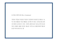페미니즘 정의,목표와 유형분석및 페미니즘의 발전과정분석과 한국의 페미니즘과 향후과제연구 PPT-18