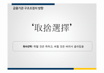 IMF 외환위기 이후의 금융산업정책, 금융감독정책과 그 영향-19