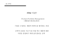 제품포트 폴리오 PPM(Product Portfolio Management) & BCG Matrix-4