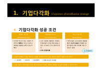 핵심역량기반 기업다각화 사례분석-7
