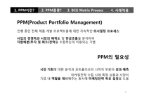제품 개발 프로젝트들에 대한 지속적인 의사결정 프로세스PPM-4