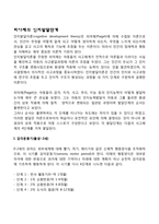 피아제의 인지발달단계-2