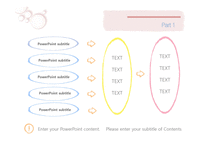 동그라미눈금패턴 파스텔 예쁜 심플한 깔끔한 배경파워포인트 PowerPoint PPT 프레젠테이션-11