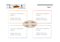 레스토랑 양식 쉐프 요리 호텔조리 음식 식기류 배경파워포인트 PowerPoint PPT 프레젠테이션-6