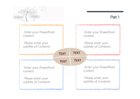 민들레 바람 꽃씨앗 플라워 자연 식물 배경파워포인트 PowerPoint PPT 프레젠테이션-6