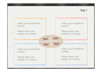 세련된 종이질감 블랙 심플한 깔끔한 예쁜 배경파워포인트 PowerPoint PPT 프레젠테이션-7
