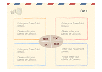 우편 편지 배송 편지지 물류 포스트 주소 우표 배경파워포인트 PowerPoint PPT 프레젠테이션-6