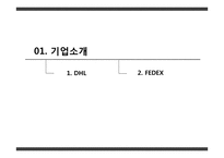 DHL vs FEDEX 레포트-2