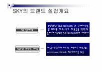 SK텔레텍 SKY(스카이)의 브랜드마케팅포지셔닝-4