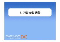 [마케팅] 대우(대우전자)브랜드의 이미지개선을 위한 전략방안-4