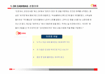 오케이 캐쉬백(ok cashbag)의 마케팅 전략-3