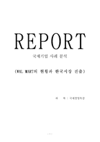 [국제기업사례분석] WAL MART(월마트)의 현황과 한국시장 진출-1