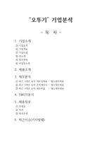 오뚜기 기업분석-1