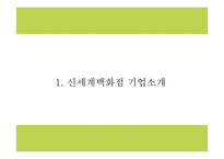 신세계백화점 기업분석과 마케팅 4P,STP,SWOT분석및 신세계백화점 미래전략 아이디어제시- 신세계백화점 마케팅 PPT-4