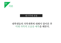 대학생들의 가족계획 조사 및 미래 가족의 모습 예측-3