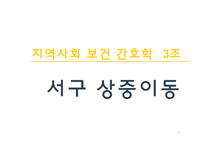 지역사회진단 및 간호계획-1