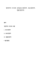 경영자의 의의와 유형(소유경영자, 고용경영자, 전문경영자)-1