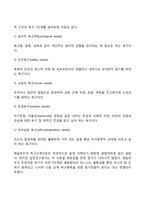 동기부여의 내용이론(욕구단계이론, 2요인이론, ERG이론, 성취동기이론)-3