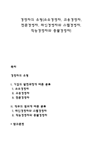 경영자의 유형(소유경영자, 고용경영자, 전문경영자, 라인경영자와 스탭경영자, 직능경영자와 총괄경영자)-1