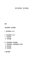 경영정책과 경영전략-1