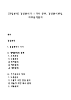 [경영분석] 경영분석의 의의와 종류, 경영분석방법, 재무분석관리-1
