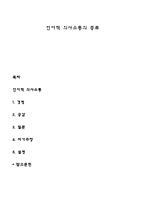 언어적 의사소통의 종류-1