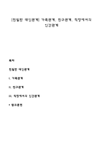 [친밀한 대인관계] 가족관계, 친구관계, 직장에서의 인간관계-1