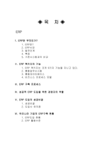 ERP ERP 정의 ERP 시대 ERP 발전단계 ERP _¡ ERP 기존시스템 비교 ERP 팩키-1