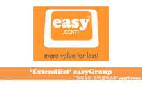 Extendlist easyGroup 다각화의 스폐셜리스트 easyGroup easyGroup 기업소개-1