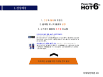 HOT6 의 전략적 분석 및지속적 성장을 위한 마케팅 전략-4