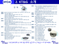 Korea Tomorrow Global KT G 소개 KT G 조사 KT G 개요 KT G 개관 KT G 분석-5