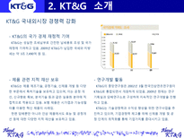 Korea Tomorrow Global KT G 소개 KT G 조사 KT G 개요 KT G 개관 KT G 분석-13
