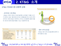 Korea Tomorrow Global KT G 소개 KT G 조사 KT G 개요 KT G 개관 KT G 분석-14