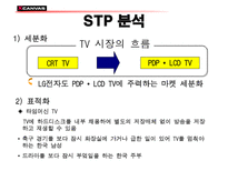 LG전자의 TV부문 마케팅 엑스캔버스와 타임머신 TV 엑스캔버스 소개 엑스캔버스 조사 엑스캔버스 분석 엑스캔버스 STP분석 엑스캔버스 4P 전략 분석 엑스캔버스 미래 엑스캔버스 시장환경-5