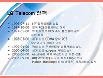 Marketing of the LG Telecom 엘지 텔레콤 마케팅 소개 엘지 텔레콤 마케팅 조사-3